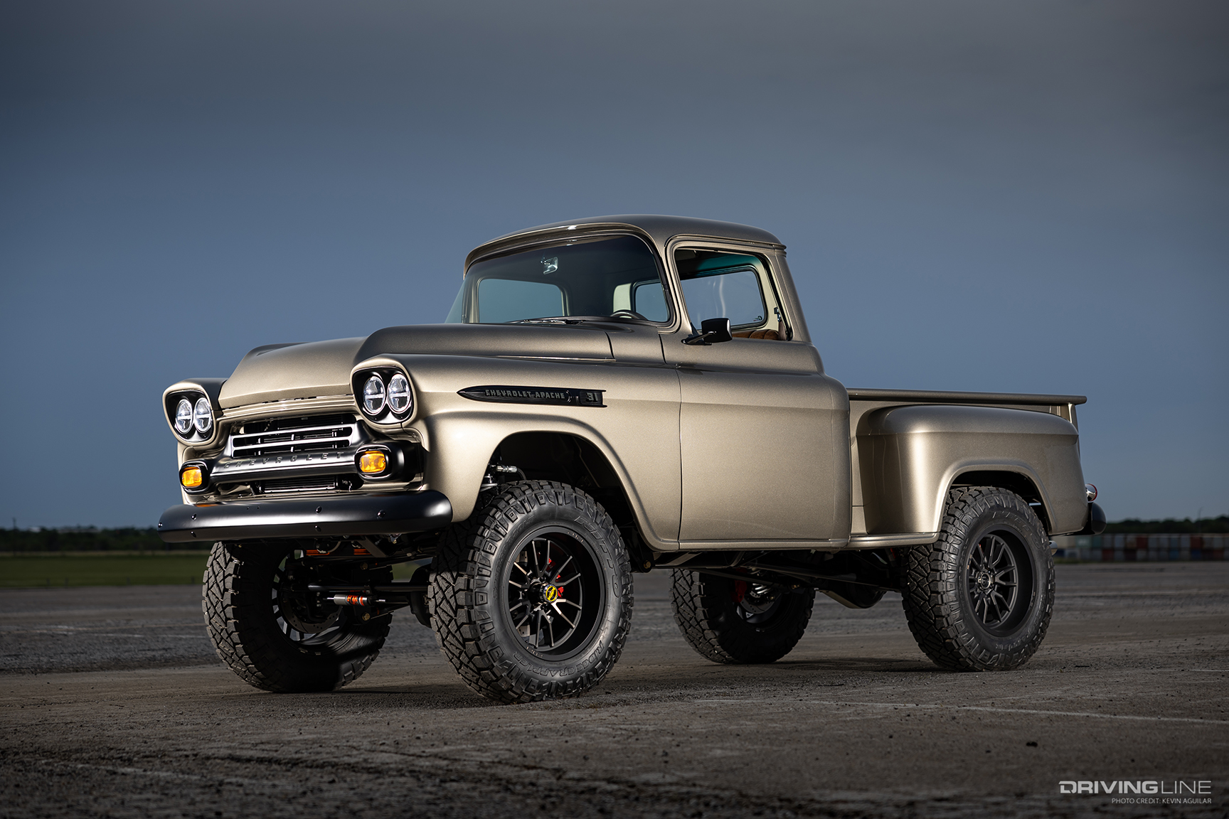 Front of Marvin DuBose's 1959 Chevy Apache Pickup