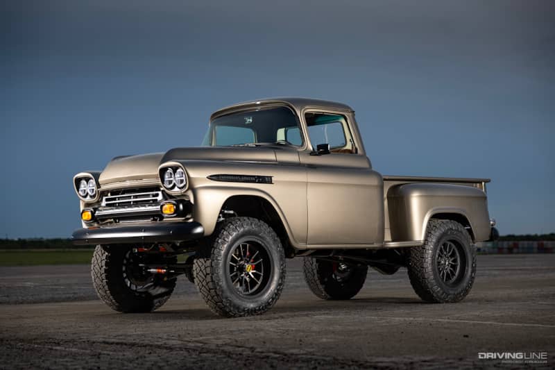 Front of Marvin DuBose's 1959 Chevy Apache Pickup