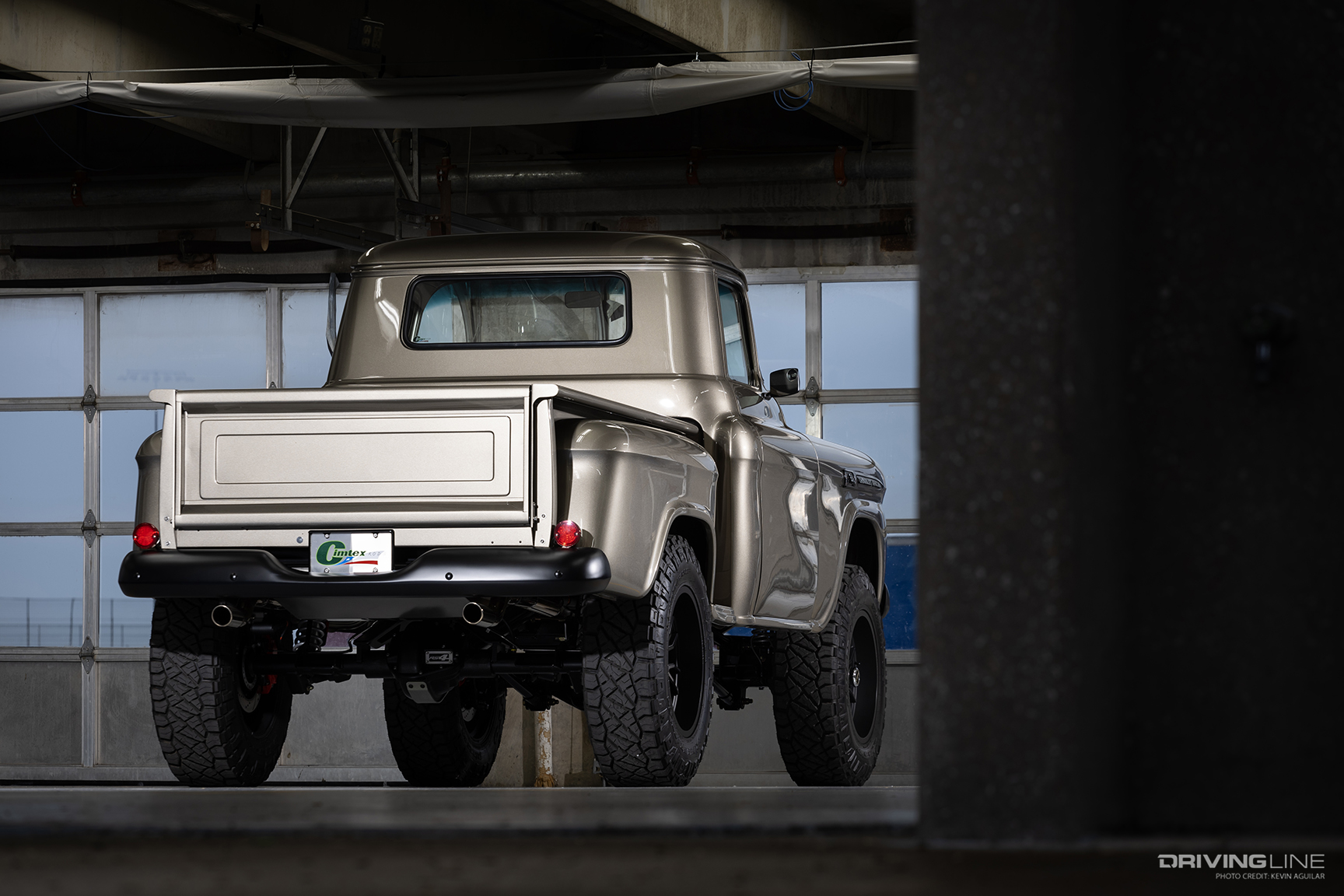Rear of Marvin DuBose's 1959 Chevy Apache Pickup