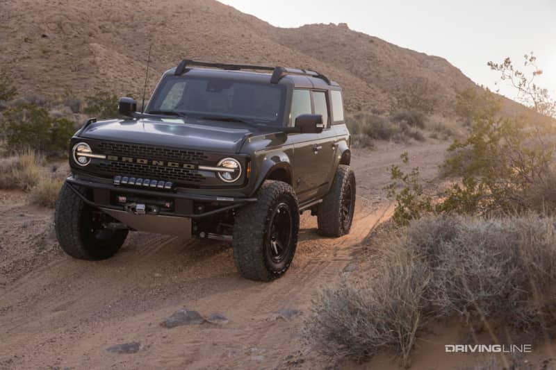 baja forged ford bronco wheeling desert on nitto tires
