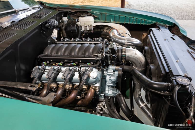 LSX Engine of Cynthia Pierce's '72 Pontiac GTO