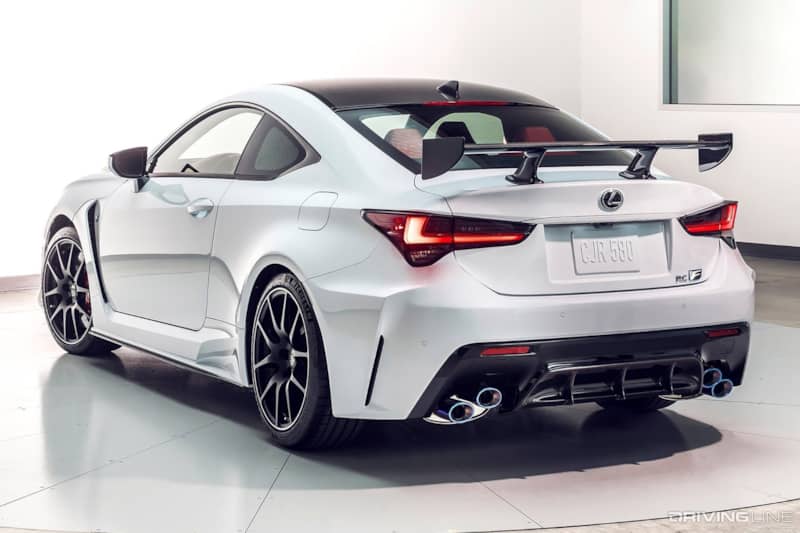 Lexus RC F Rear View