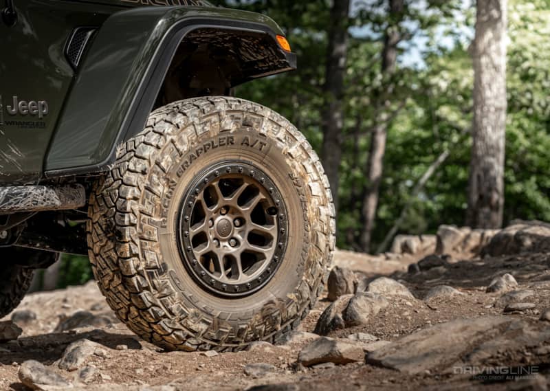 37x12.50R17 Nitto Recon Grappler A/T on Xtreme Recon Jeep Wheel