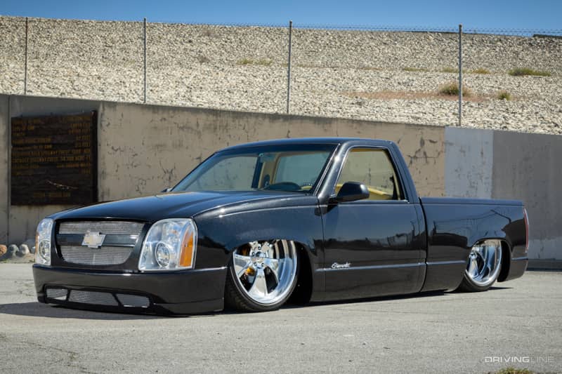 Brian Hill's 1989 OBC Chevy Pickup Built by Chassis by Aaron Iha on Hydraulics