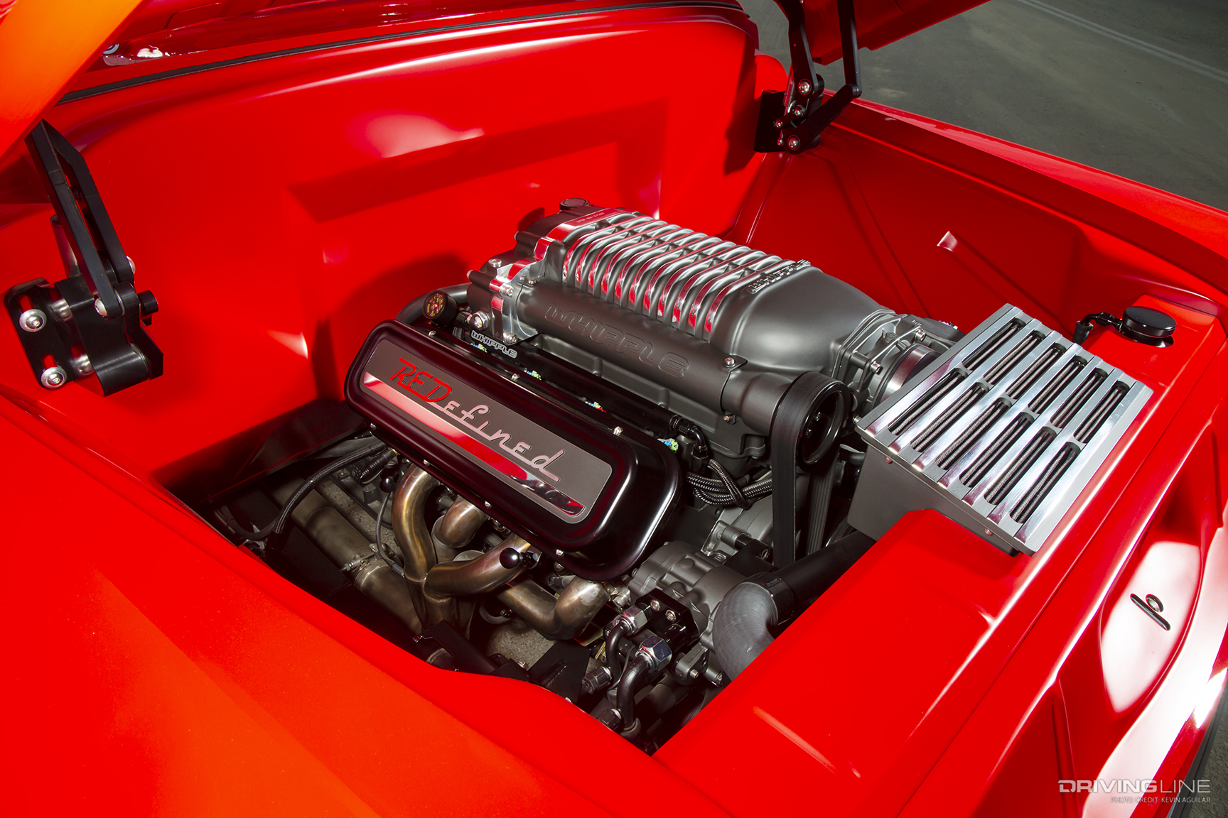 Whipple Supercharged Chevy LSA V8 Engine of Ken and Susan Fontes '56 Chevy Truck