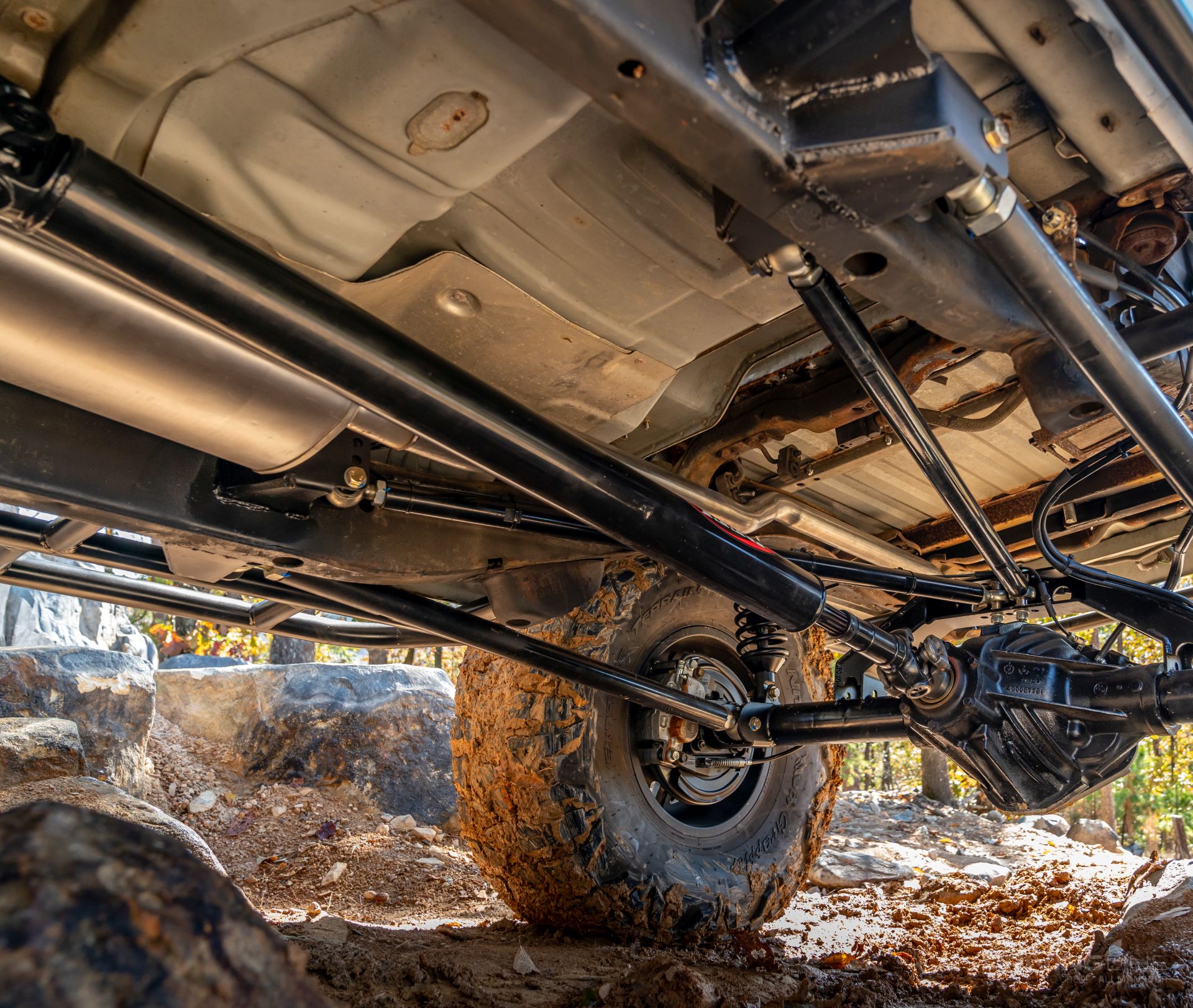 One-piece rear driveshaft off-road Chevy S10