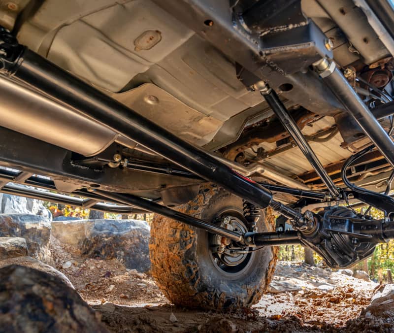 One-piece rear driveshaft off-road Chevy S10