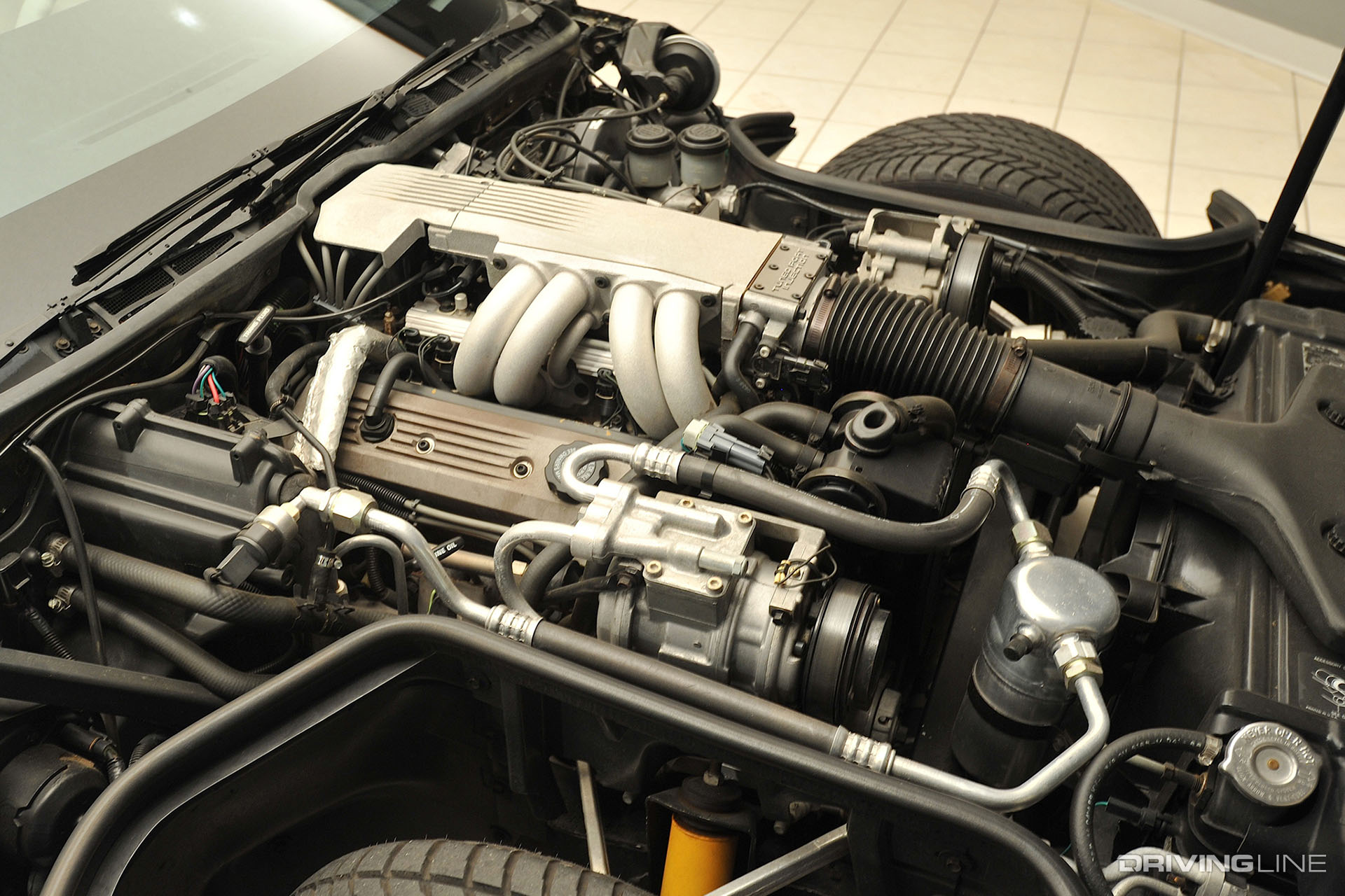 C4 Corvette Engine Bay