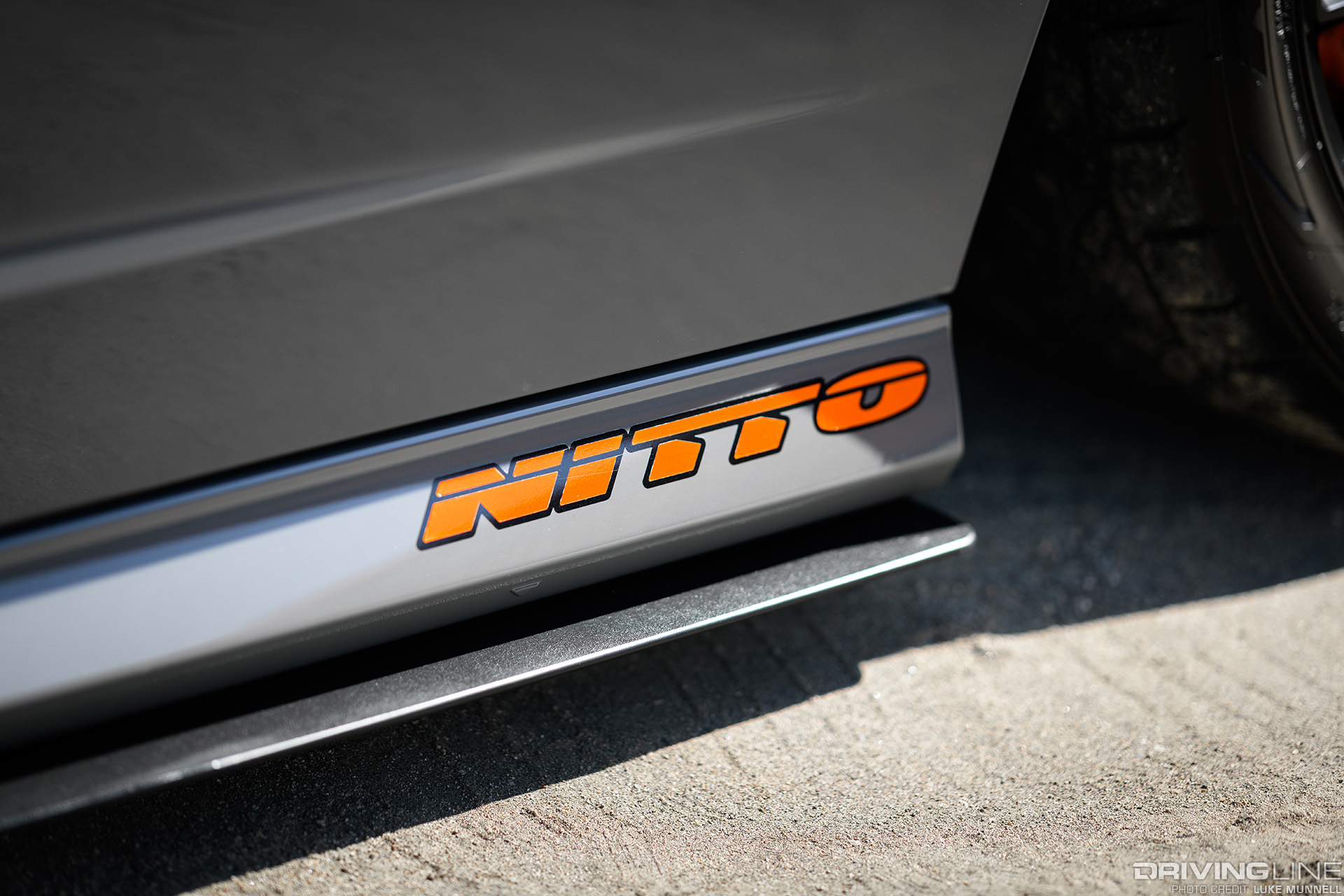 Nitto Decal on Dodge Charger Scat Pack