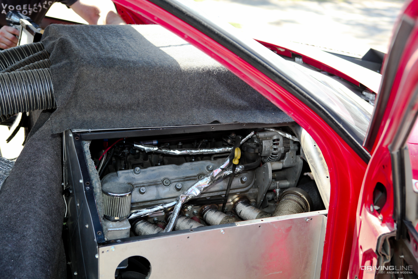 LS engine in mid-engine VW Golf