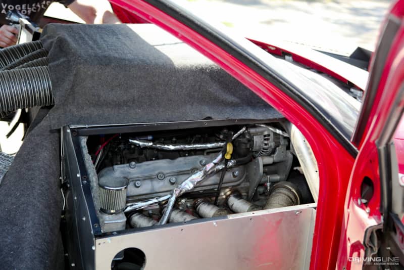 LS engine in mid-engine VW Golf