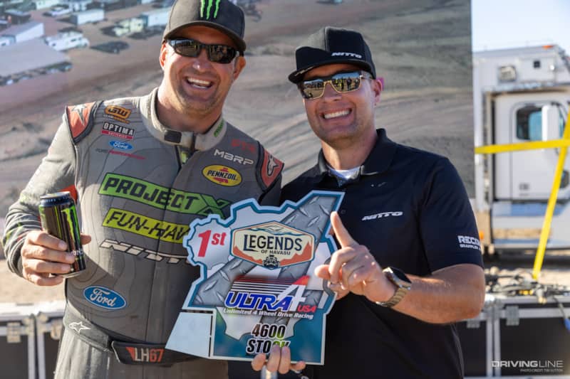 Loren Healy won the 4600 stock class at the 2023 Ultra4 Finals at the Legends of Havasu