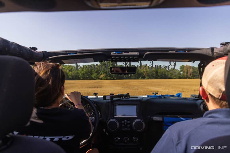 Backroad Bri Driving Jeep Off Road