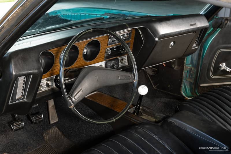 Dash of Cynthia Pierce's '72 Pontiac GTO