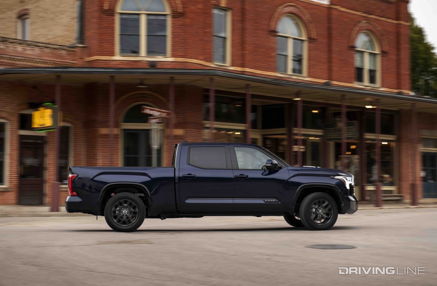 Toyota Tundra in blue