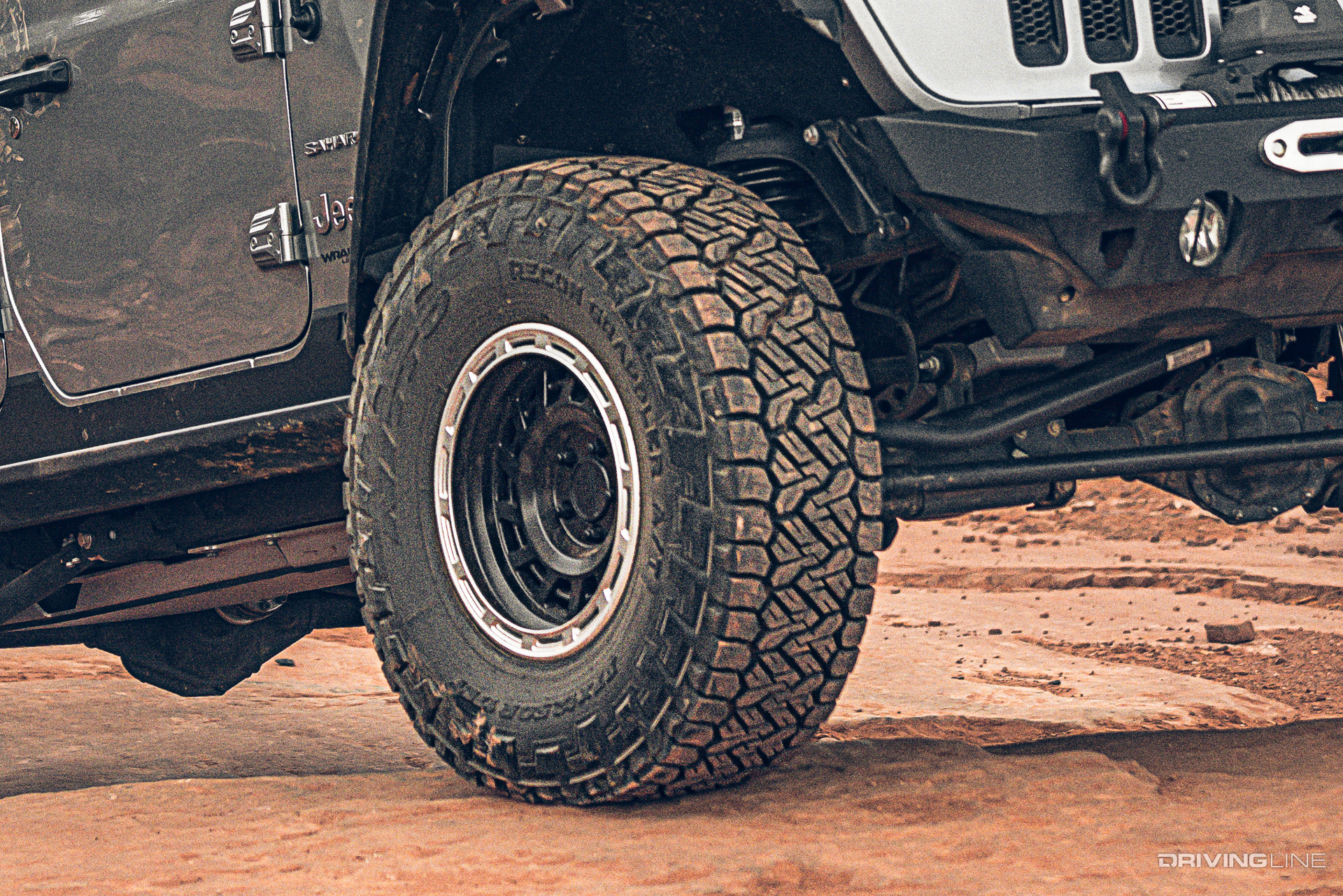 Nitto Recon Grappler all-terrain tire on Jeep Wrangler
