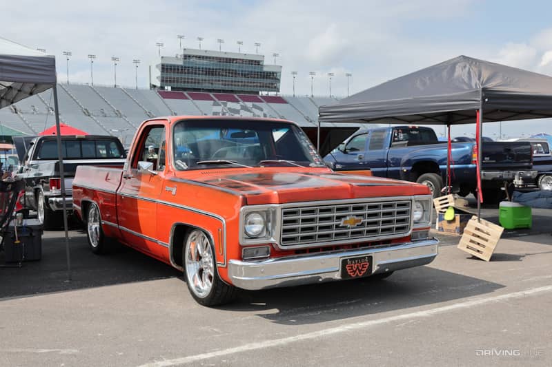 Scott Haynes’ ’76 Chevy Cheyenne at ’23 C10 Nationals in Nashville, TN