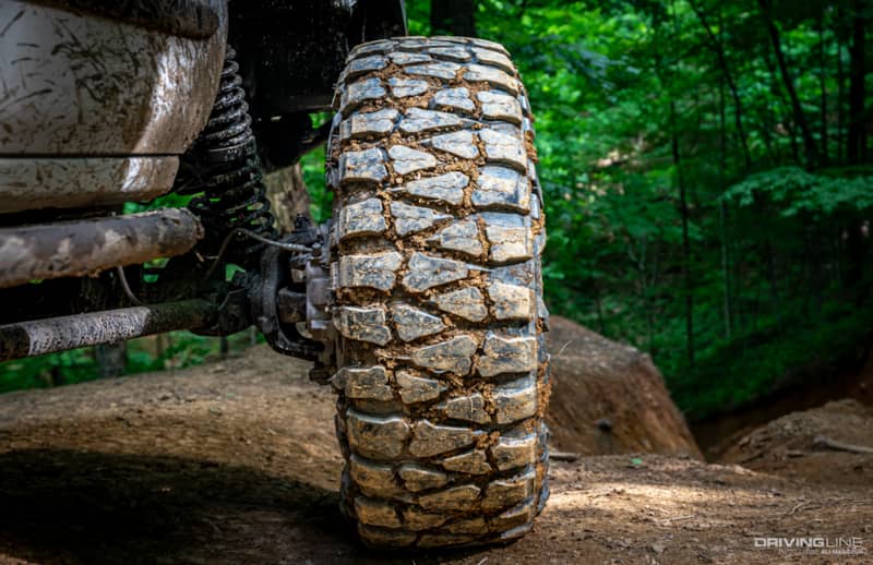 Nitto Mud Grappler Rear view off road