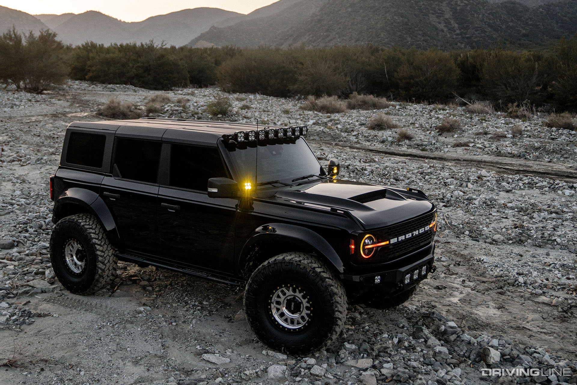 Baja Designs Ford Bronco in Desert