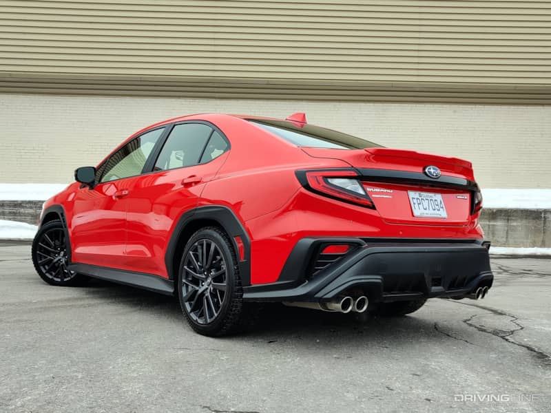 2023 Subaru WRX rear 3/4