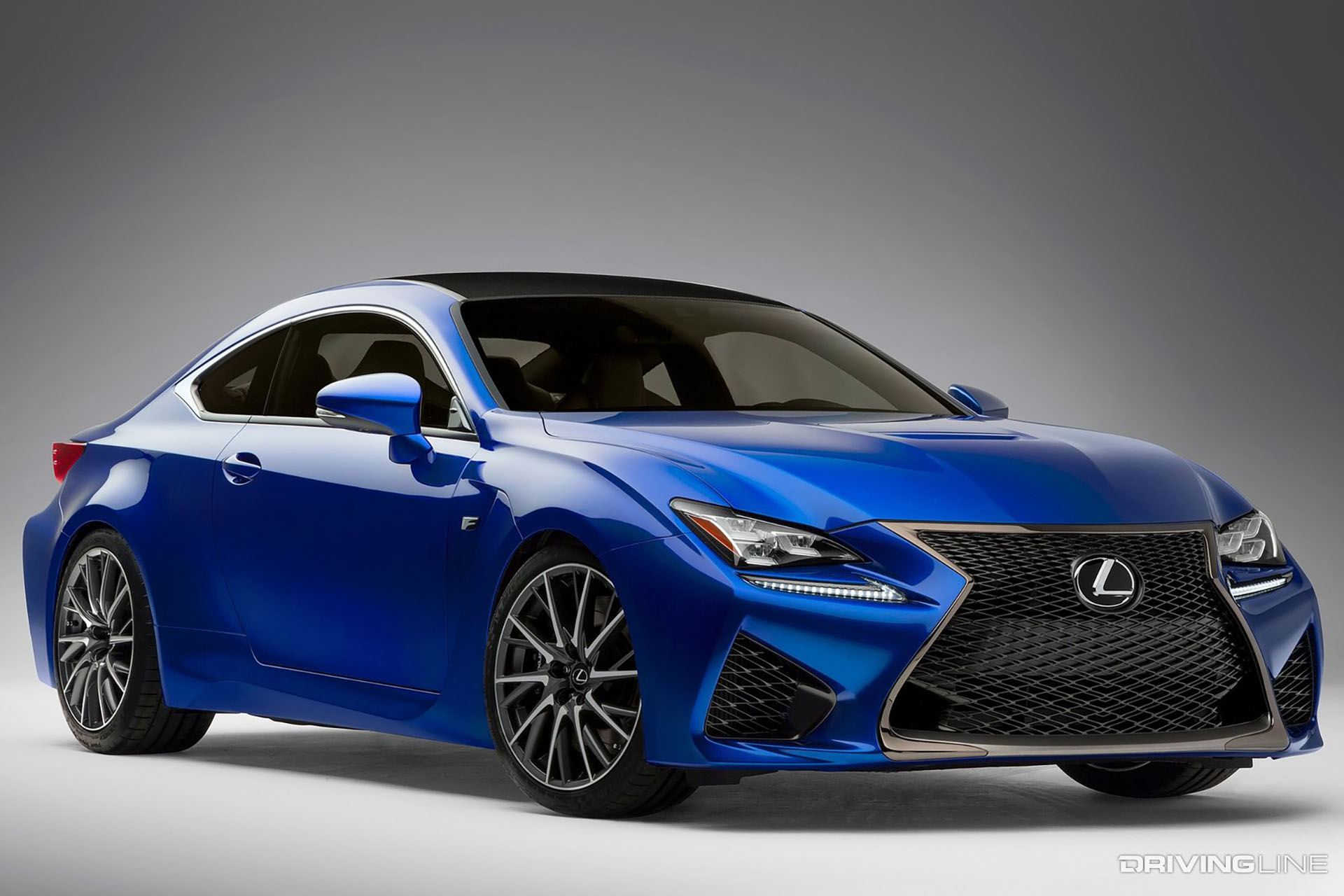Lexus RC F Blue Front View