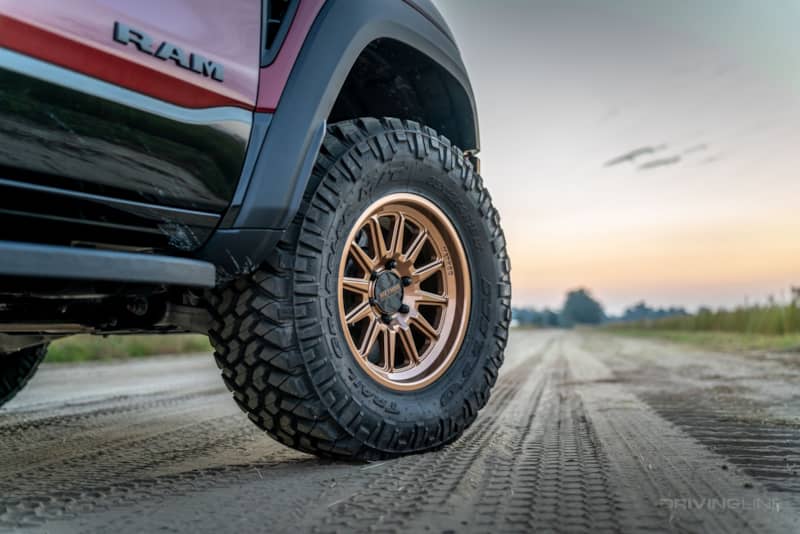 Ram TRX Nitto Trail Grapplers on Method 323 bronze wheels