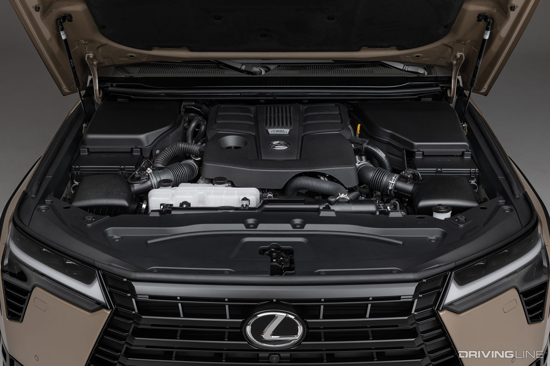 2024 Lexus GX Engine Bay 3.4L Twin Turbo V6