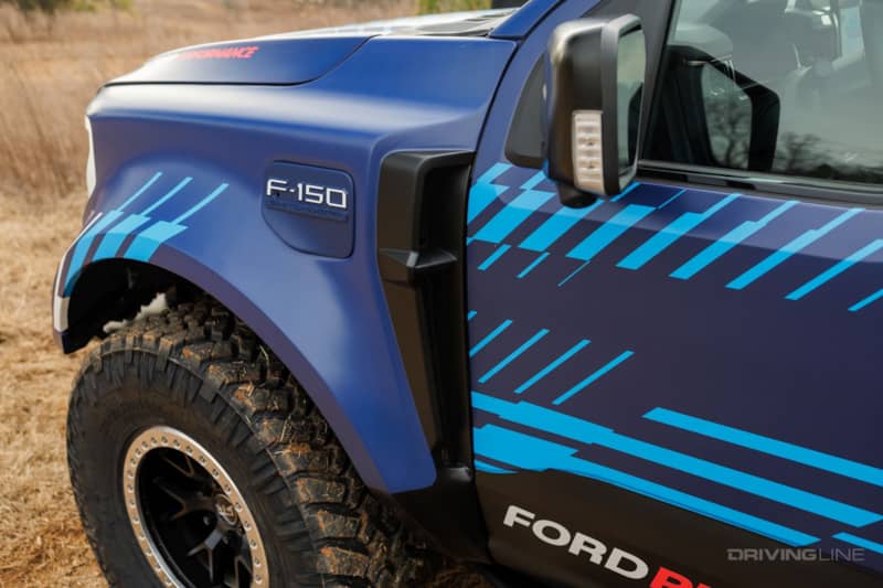 2024 Ford F150 Lightning Switchgear front fender carbon flares