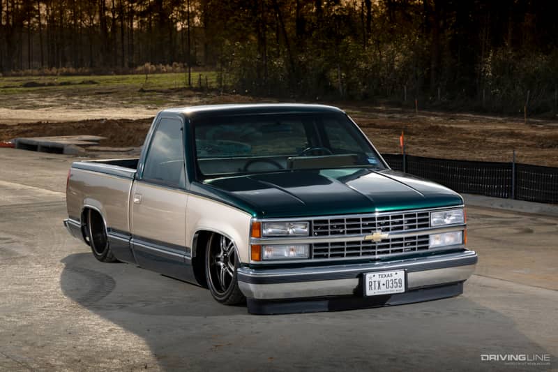 Front of Jose Galvan's '91 Chevy Silverado C1500 (OBS)