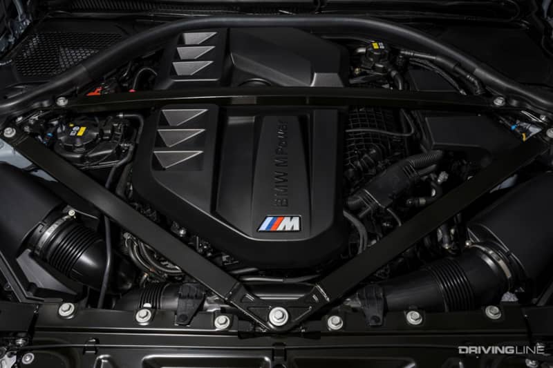 2023 BMW M2 3.0L turbocharged I6 engine