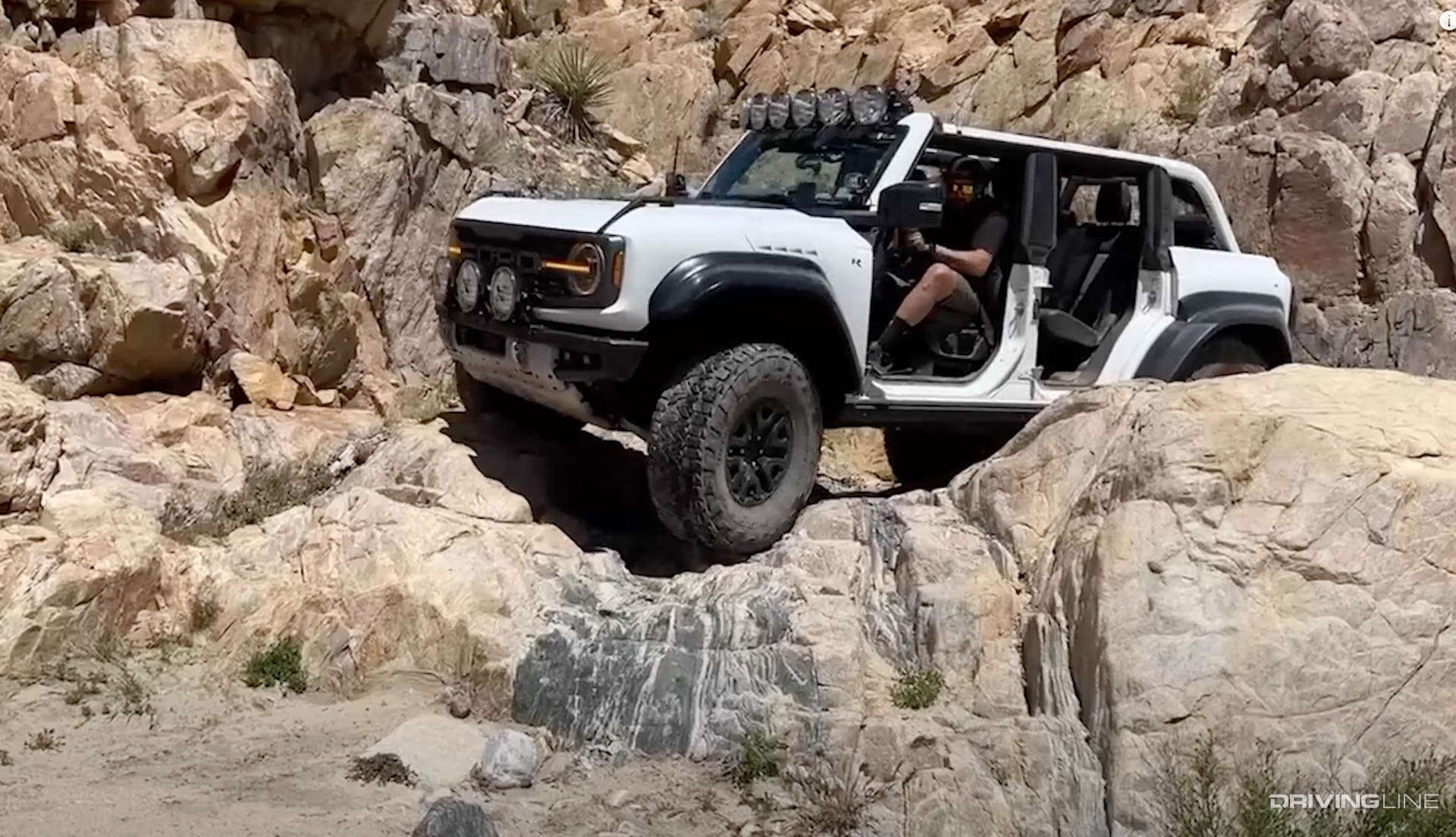 Matt Rock Crawling in his Ford Bronco Raptor R