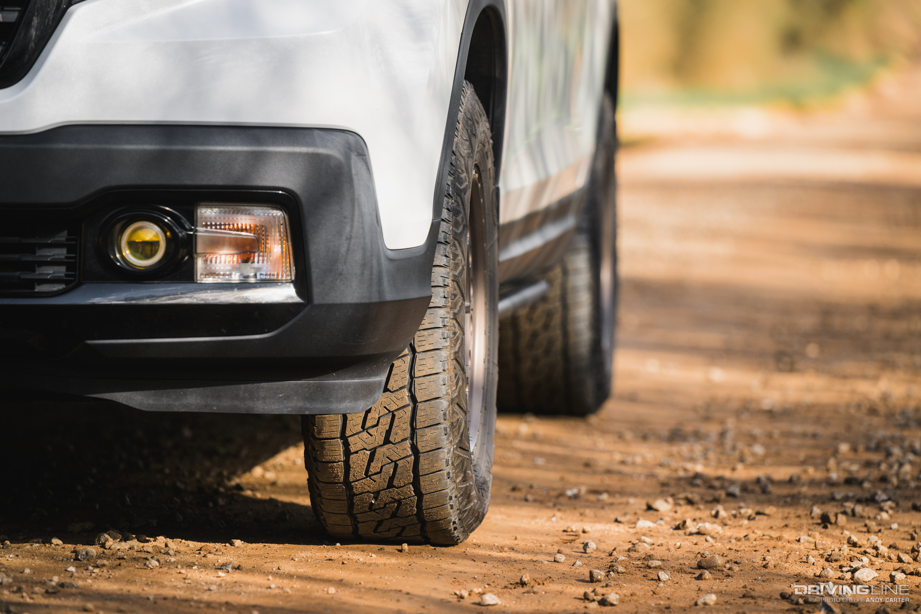 Honda Ridgeline with Nomad Grappler tires