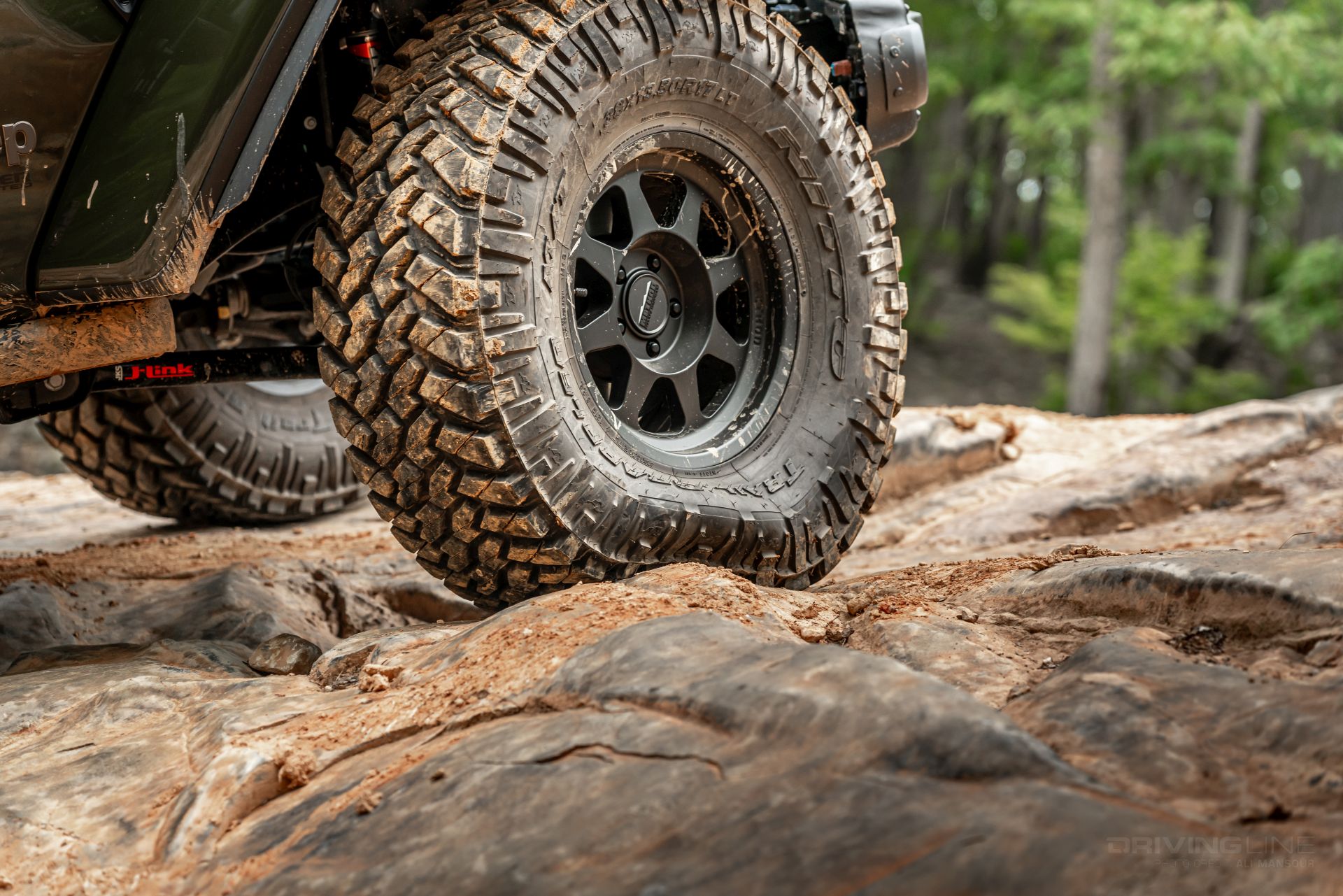 38x13.50R17 Nitto Trail Grappler side view off-road