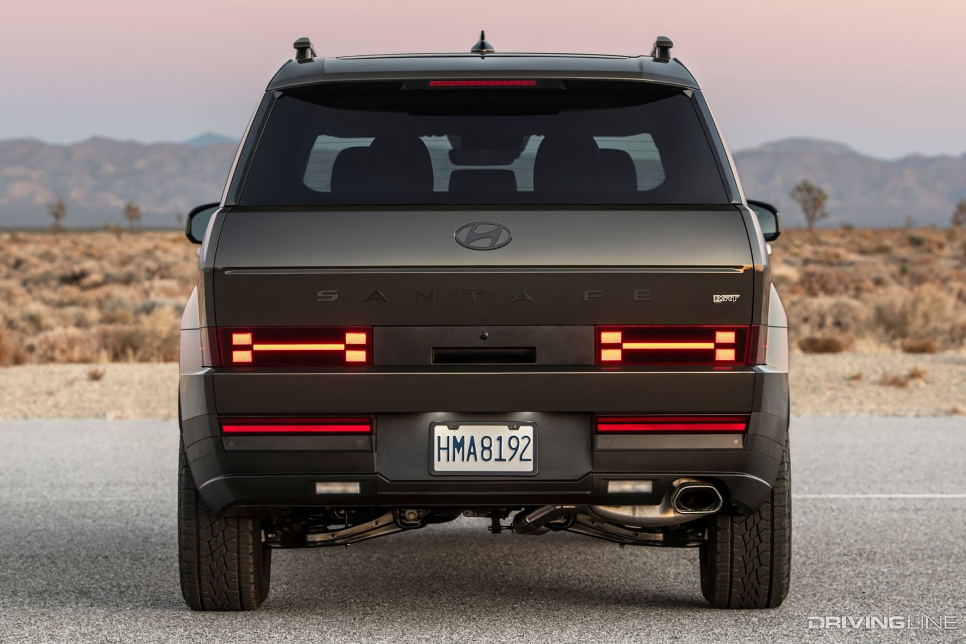 2024 Hyundai Santa Fe Rear View