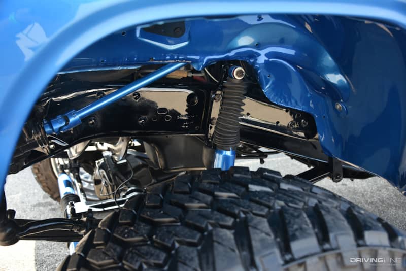 Banzai Blue First-Gen Cummins Frame Shocks Axle