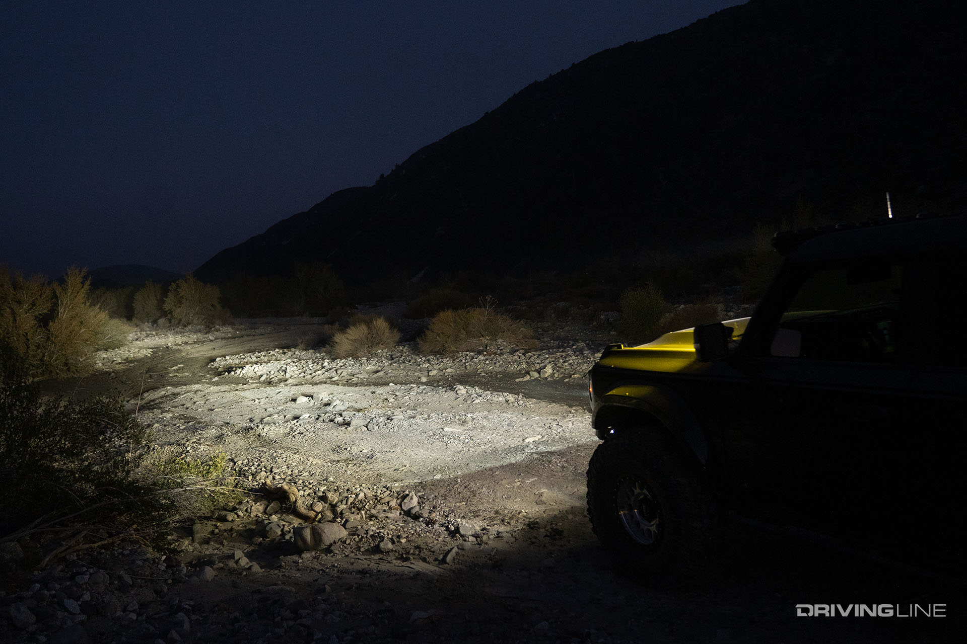 Ford Bronco with. Baja Designs Lighting
