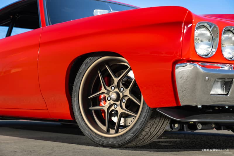 Nitto NT555 G2 Tires of Zach Hightower's '70 Chevrolet Chevelle
