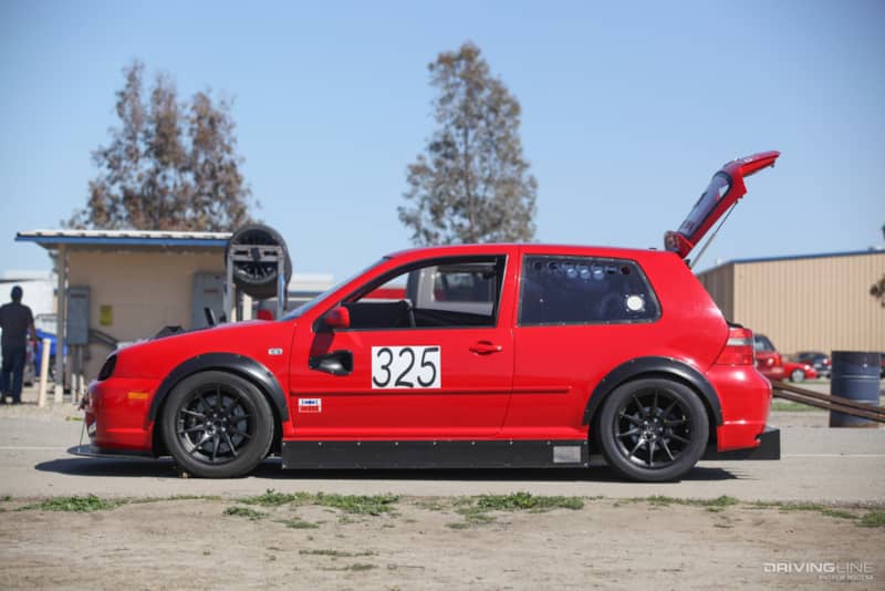 Mid-enngine VW Golf