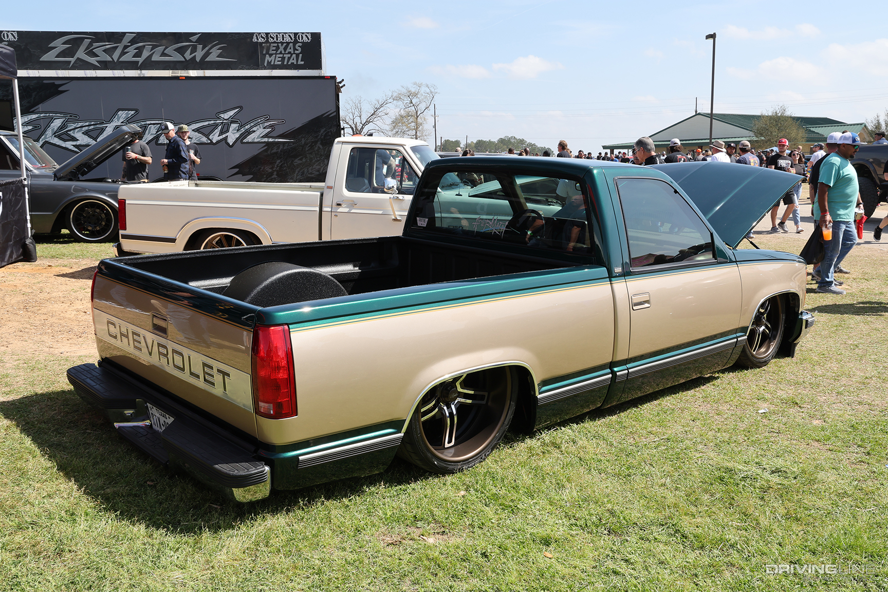 Jose Galvan’s ’91 Chevy Silverado on Nitto NT555 G2 tires at Lone Star Throwdown 2023