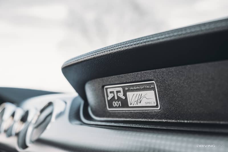 The serialized RTR dash plaque is an indicator that you have an authentic Ford Mustang RTR vehicle