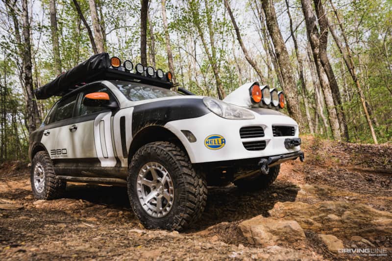 Porsche Cayenne overland off road build