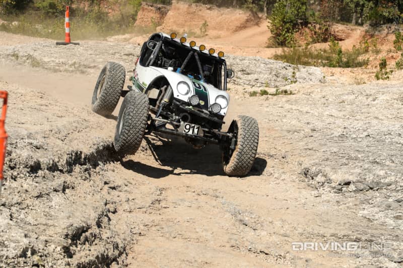 The Point 1 race team was out in their Porsche 911 trying to battle hard