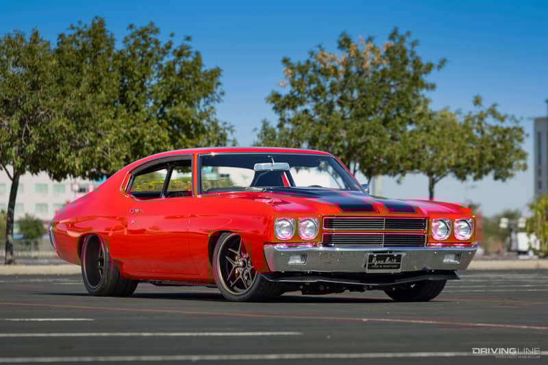 Front of Zach Hightower's '70 Chevrolet Chevelle