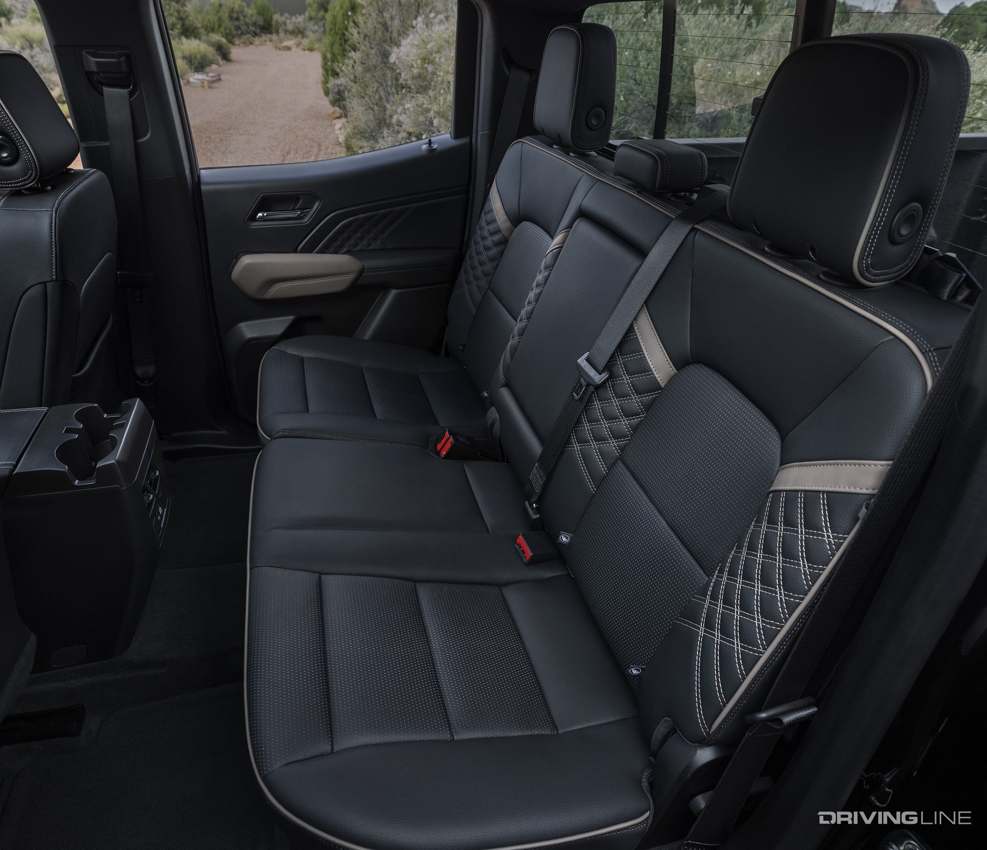 2023 GMC Canyon Denali rear seats