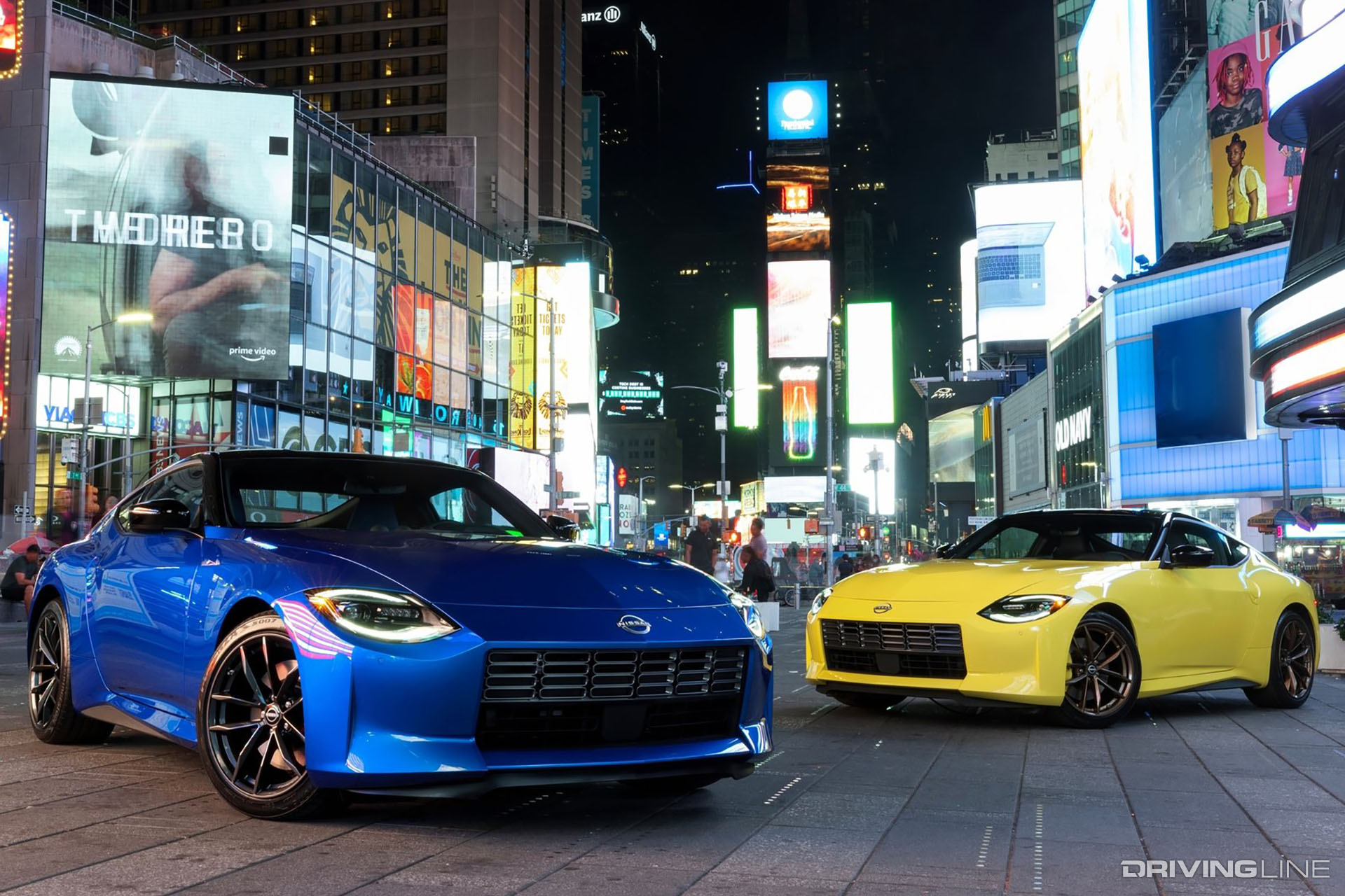 2023 Nissan Z Blue and Yellow