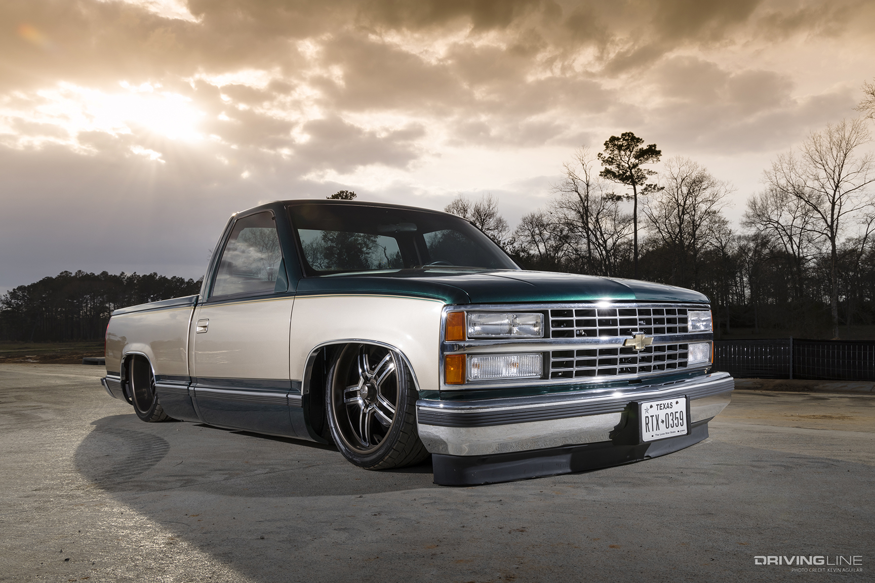 Front of Jose Galvan's '91 Chevy Silverado C1500 (OBS)