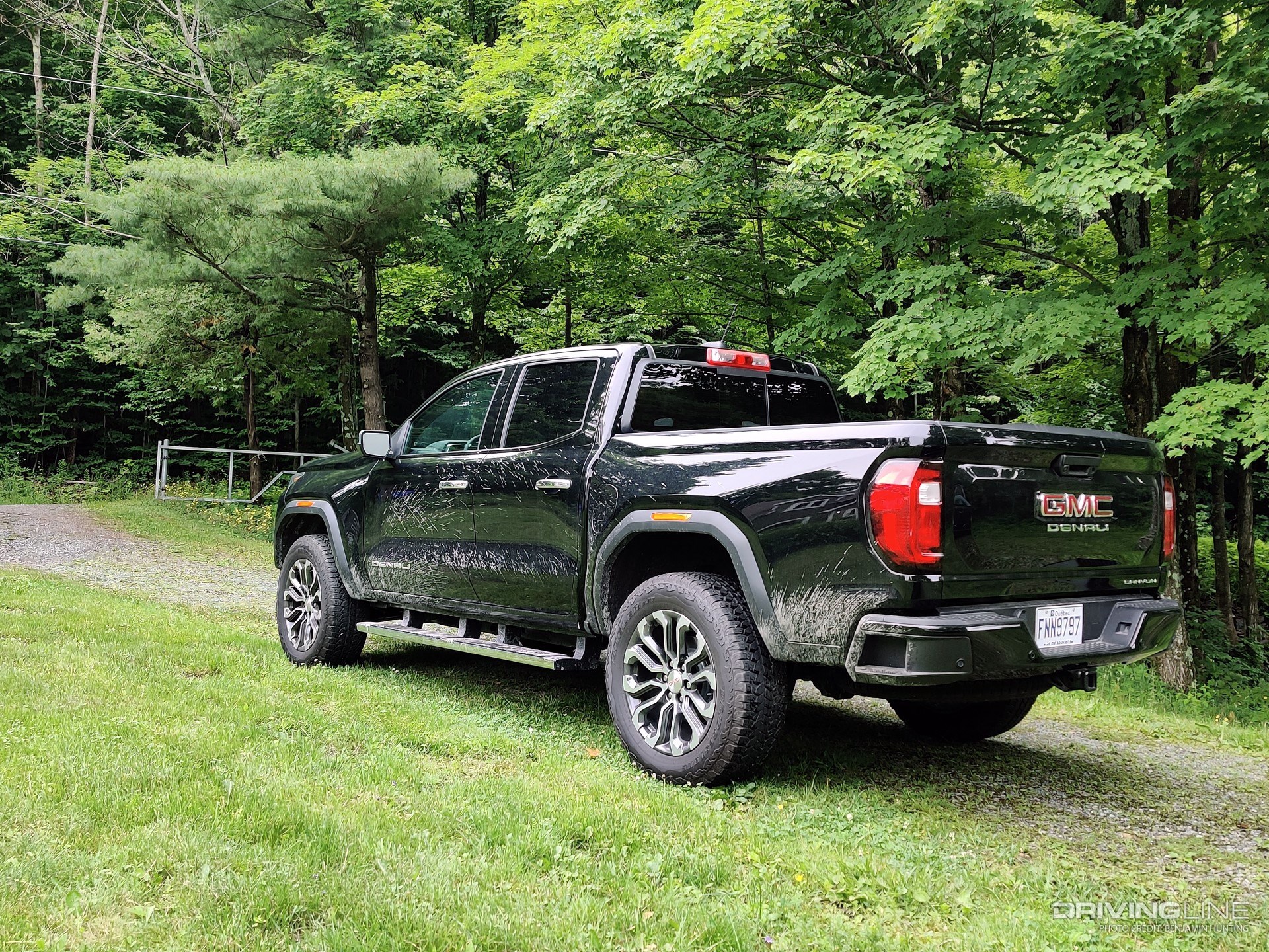 2023 GMC Canyon Denali rear view mud