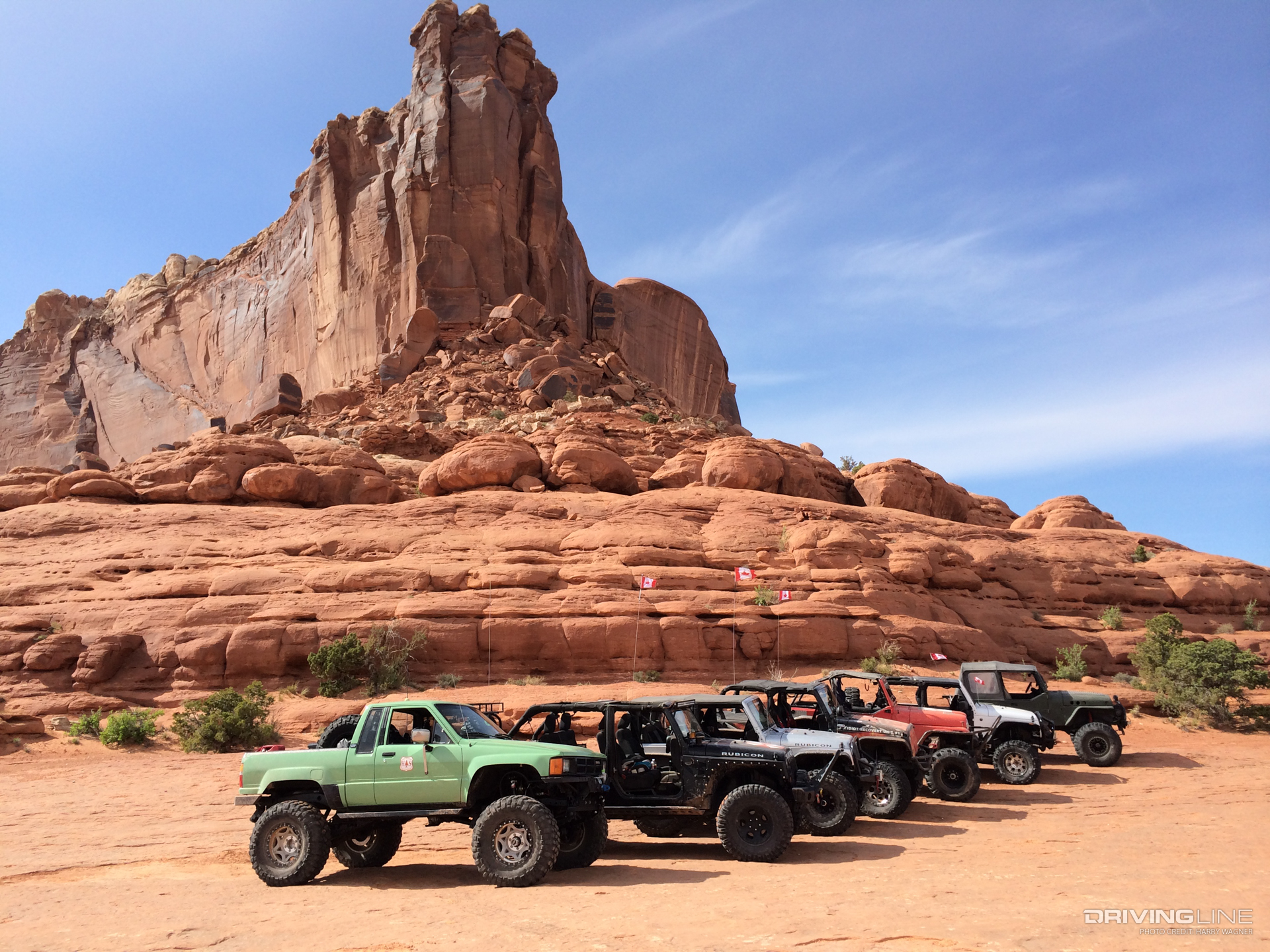 Courthouse Rock in Moab Utah