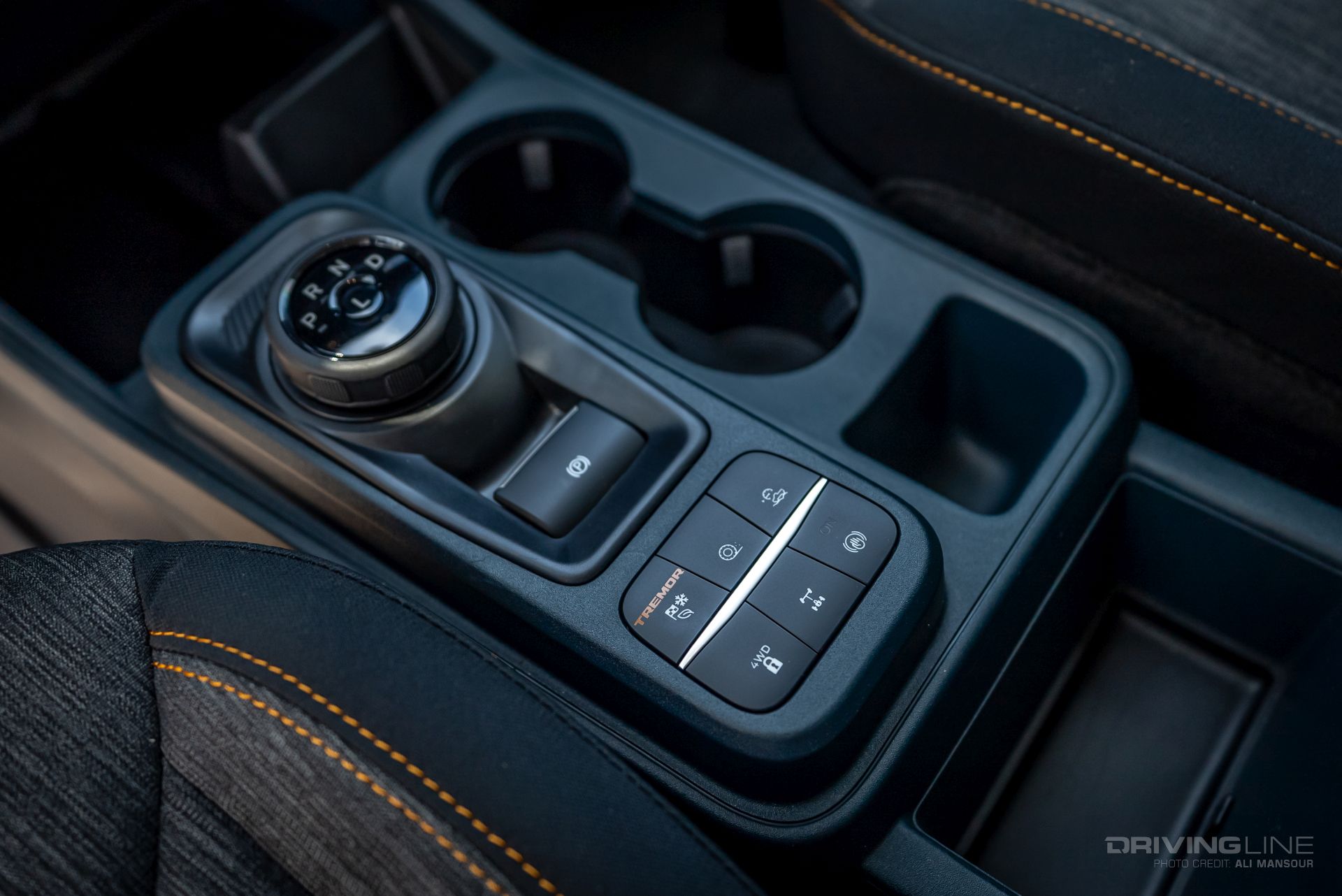 2024 Ford Maverick Tremor gear selector