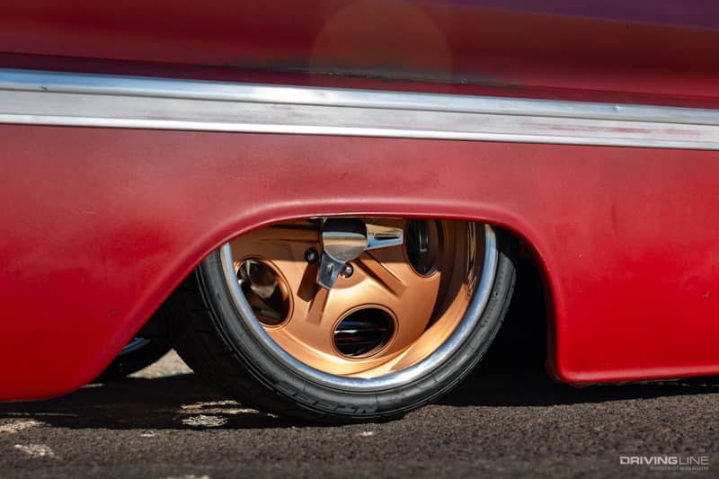 Nitto NT555 G2 tires of Dave Schneider's '65 Chevy C10